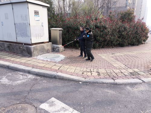 郑州市上街巡防帮扶视障群众，暖在辖区群众心坎上