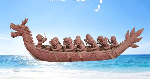 郸城泥塑亮相第十一届周口龙舟赛暨端午节非遗展演活动